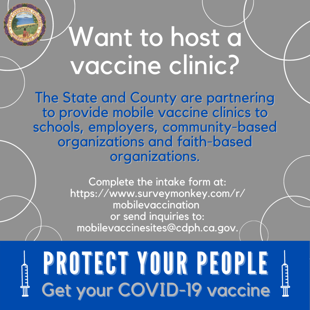 Want to host an on-site vaccination clinic?