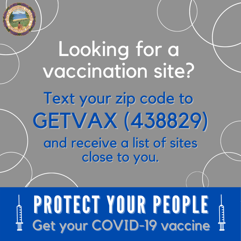 Receive Vaccination Sites by Text