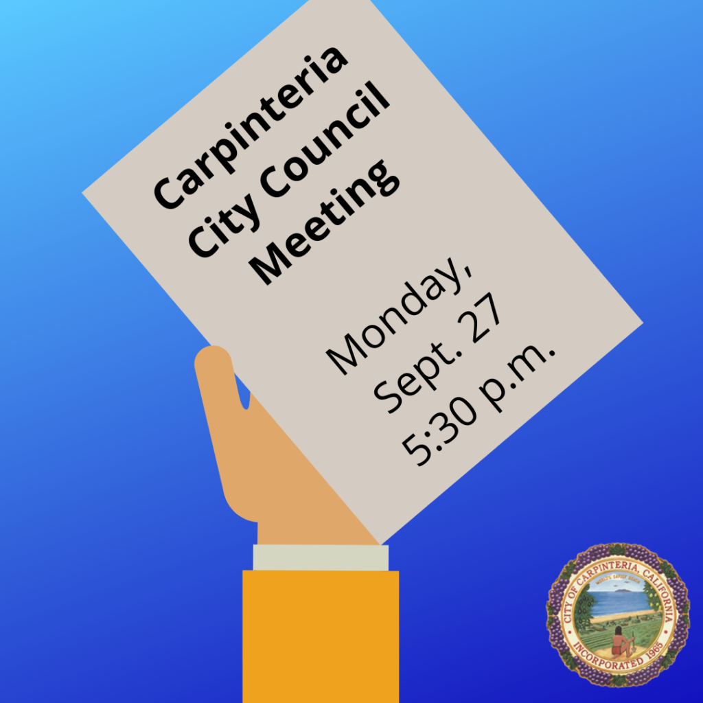 City Council to Meet Sept. 27