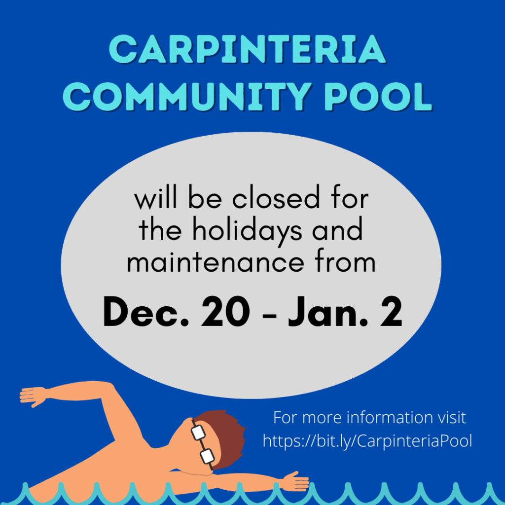 Holiday Pool Closure