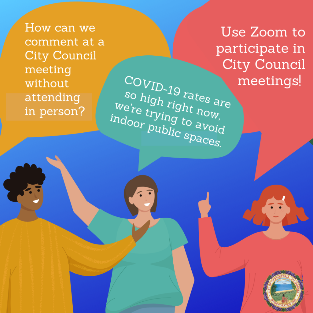 City Encourages Online Participation of Meetings