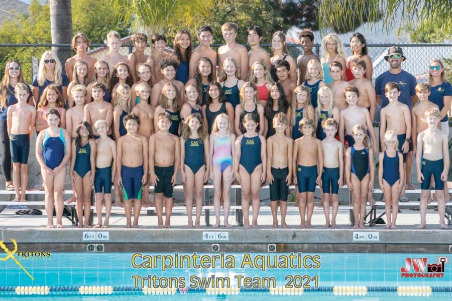 Carpinteria Aquatics Triton Swim Team 2021