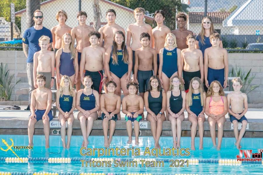 Carpinteria Tritons Water Polo Team 2021