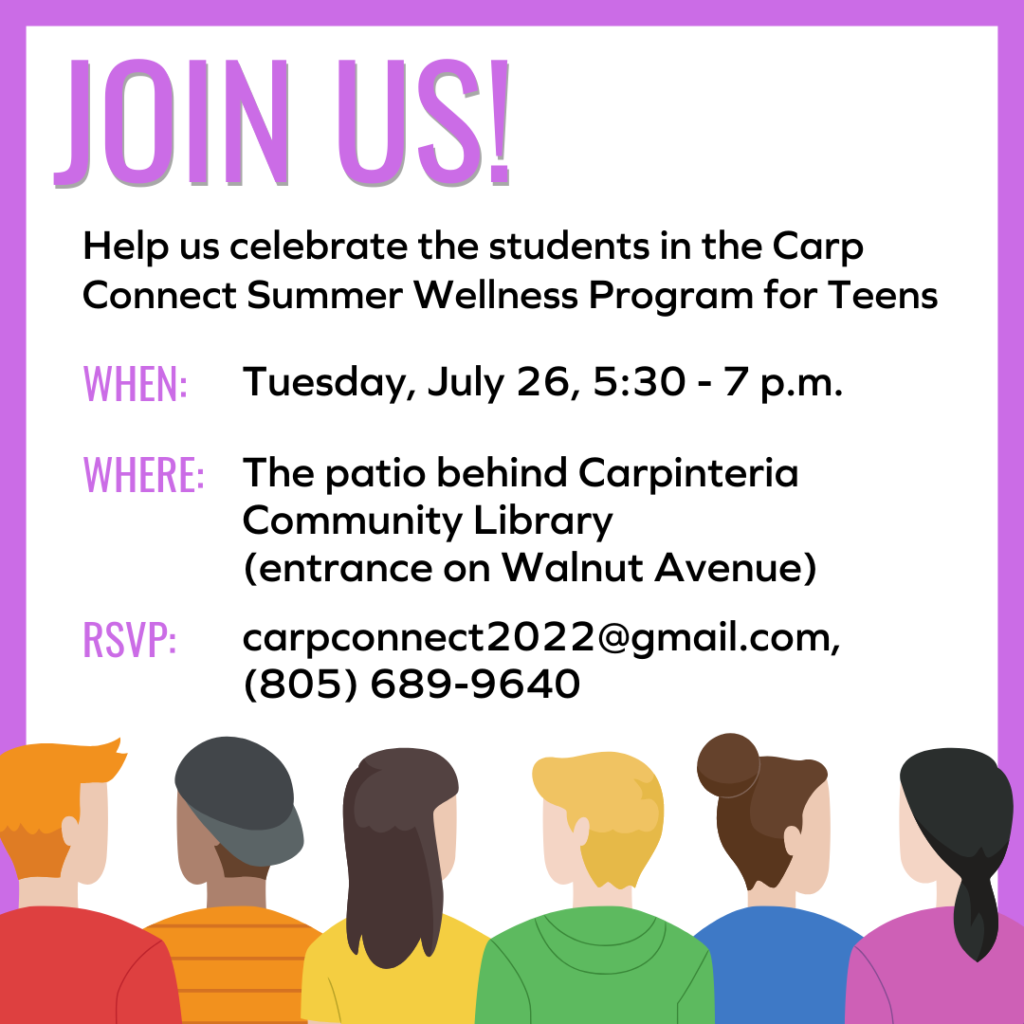You’re Invited to Celebrate Local Teens & Carp Connect