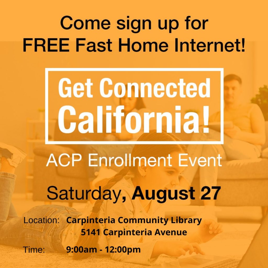 Get Connected Carpinteria: Low Cost Home Internet
