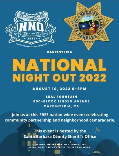 National Night Out Returns to Downtown Carpinteria