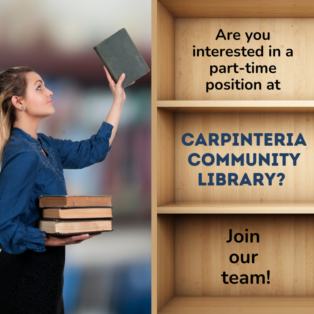 Carpinteria Community Library Seeks Part-time Tech