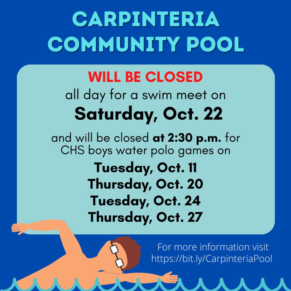 October Pool Closures