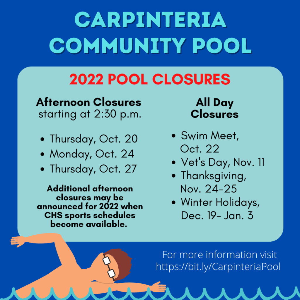 Community Pool Closures Announced for Remainder of 2022