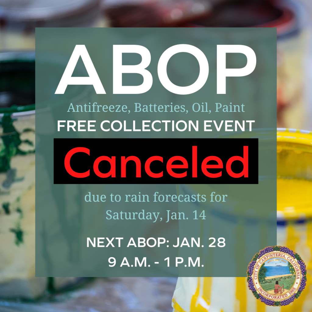 Jan. 14 ABOP Canceled