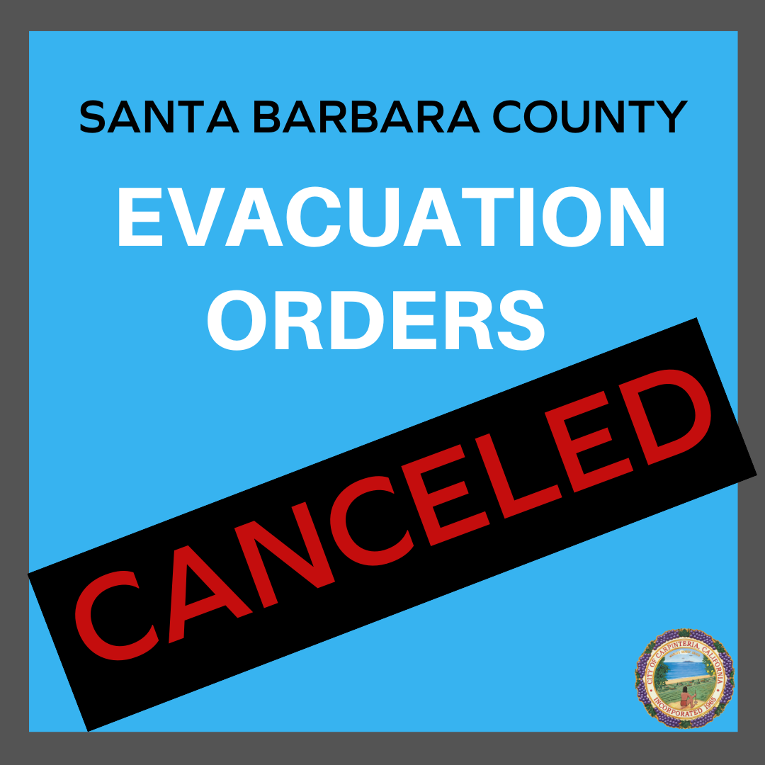 Storm Evacuations Canceled City of Carpinteria