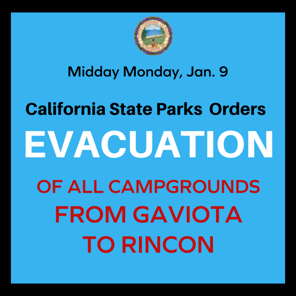 State Evacuates Campgrounds