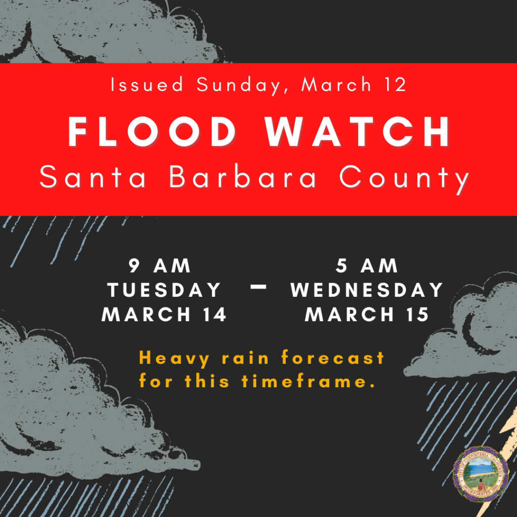 Flood Watch Issued for SB County
