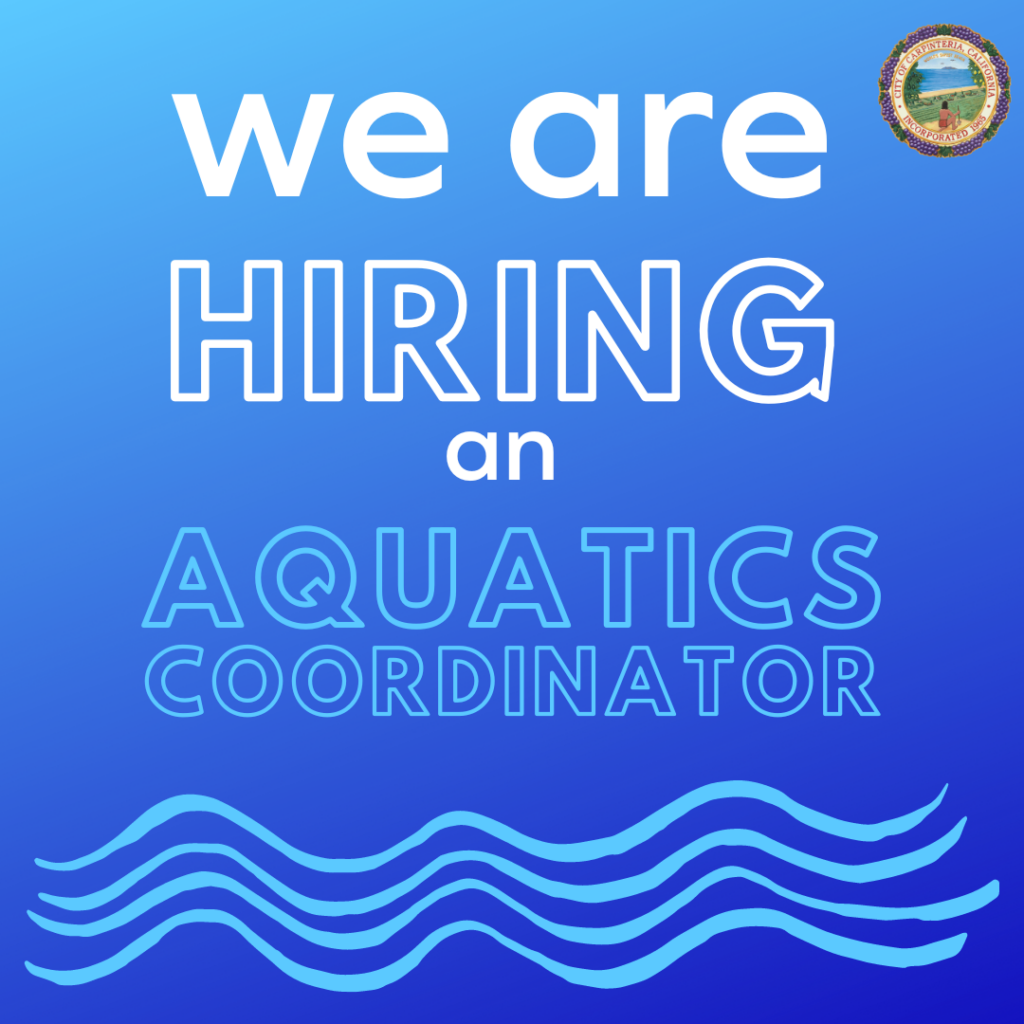 City Seeks Aquatics Program Coordinator