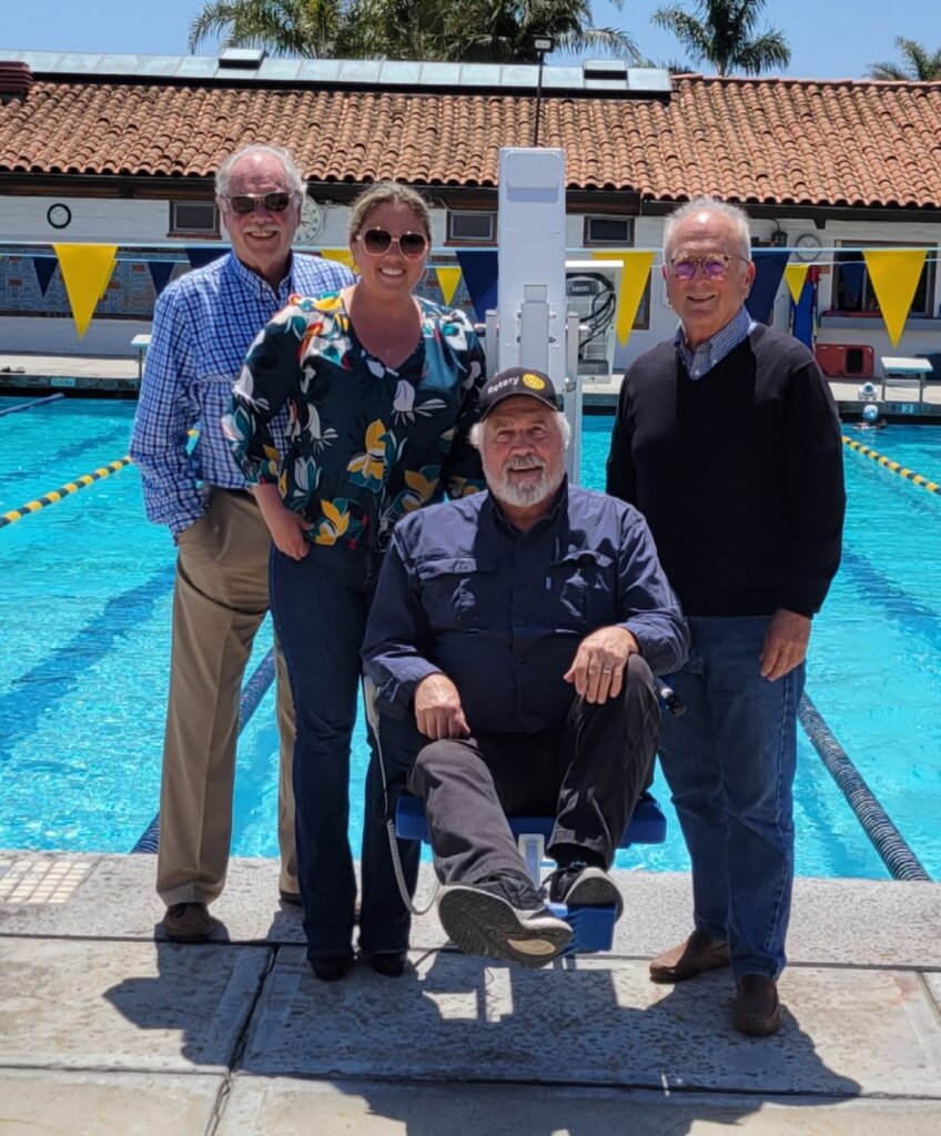 Rotary funds new ADA pool lift
