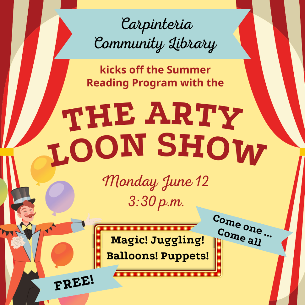 Summer Reading kicks off with The Arty Loon Show