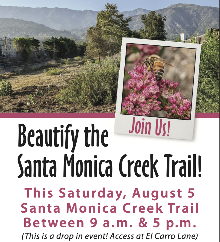 Pitch in to beautify Santa Monica Trail!