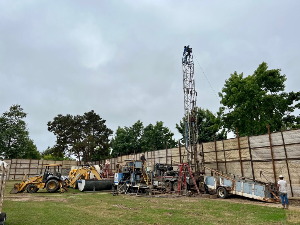 Construction underway on Water District wells at El Carro