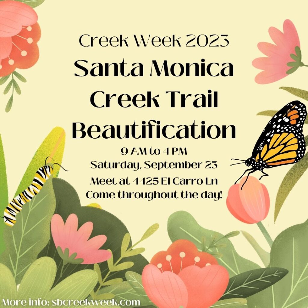 Creek Week Activities: Santa Monica Creek Trail volunteer day