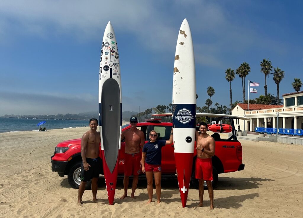 City lifeguards paddle for Ben Carson Memorial