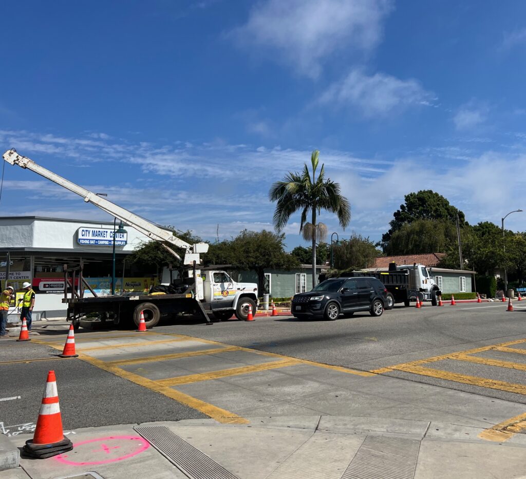 Construction Begins on Carp Ave/Palm Intersection