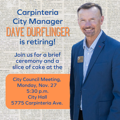 Join us in honoring retiring City Manager Dave Durflinger