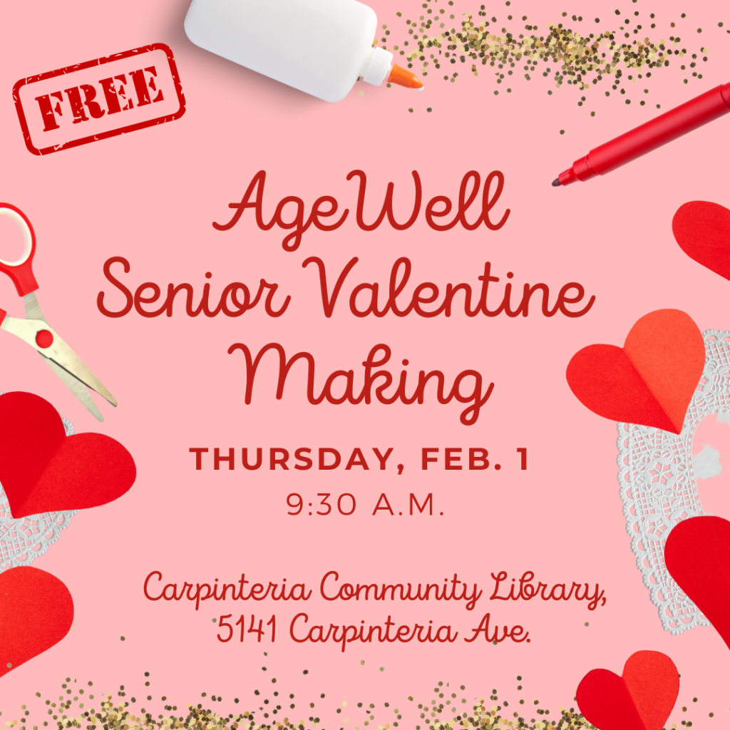 Valentine Making for Seniors: Feb. 1