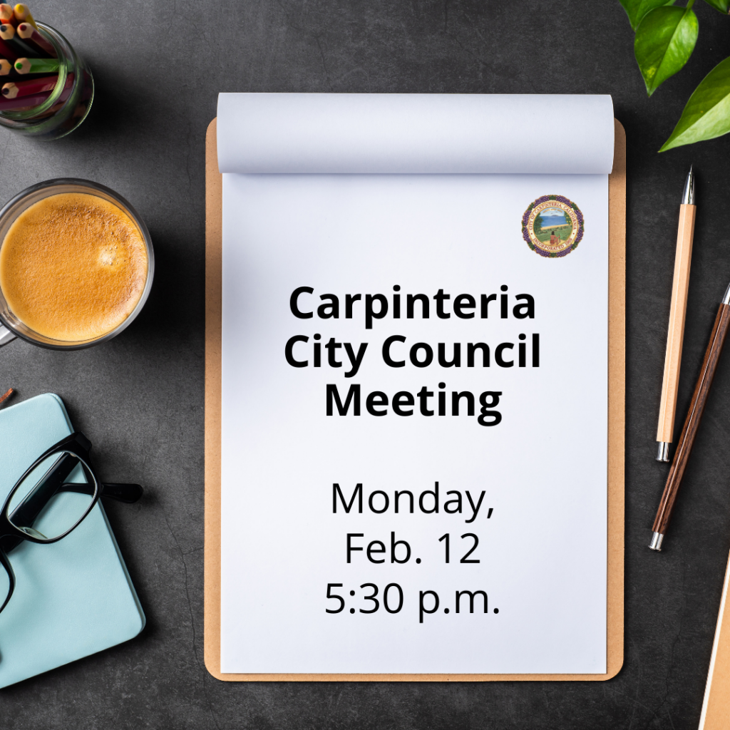 Feb. 12 Carpinteria City Council Agenda
