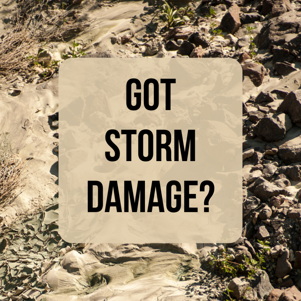 Complete the Storm Damage Assessment form