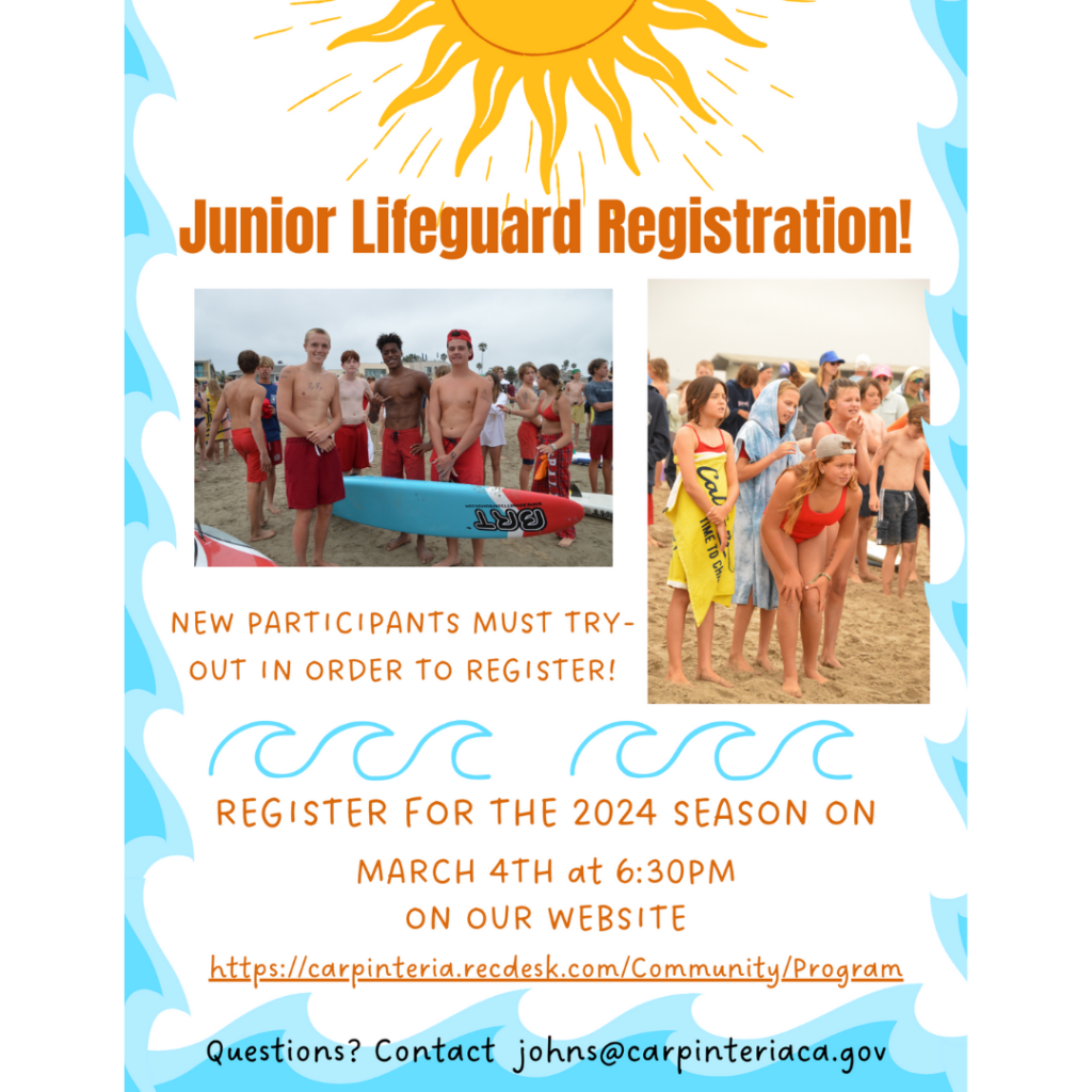 Junior Lifeguard registration opens March 4