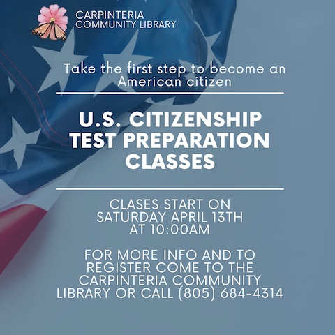 US Citizenship Workshop starts April 13
