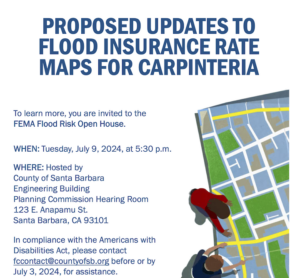 Public invited to FEMA Flood Insurance - FEMA Flood Risk Open House Flyer Final English Square 300x278 