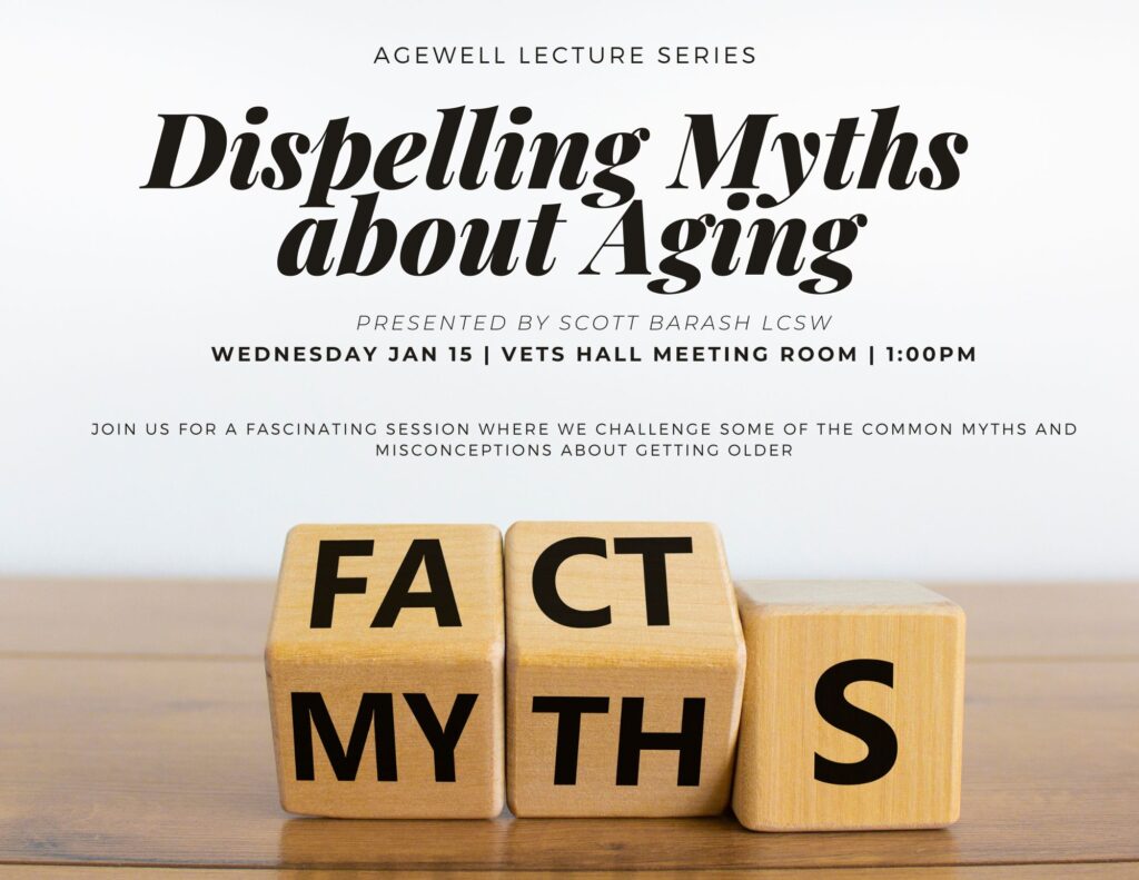 AgeWell Lecture Series: Jan. 15