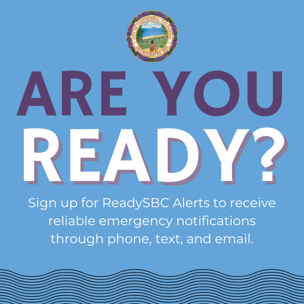 Receive emergency alerts through ReadySBC