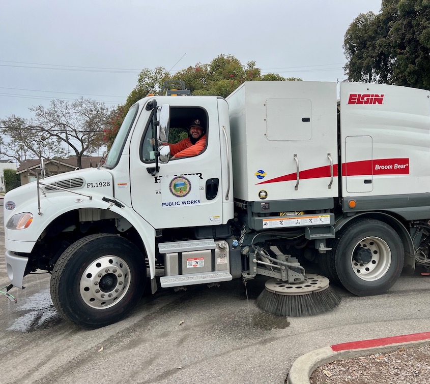 Street sweeping resumes