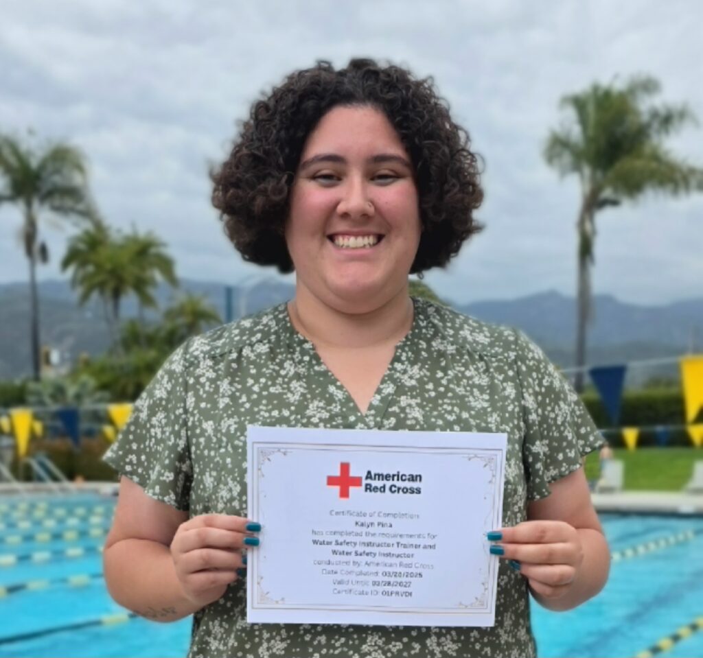 Our Aquatics Coordinator earns Water Safety Instructor Trainer certification