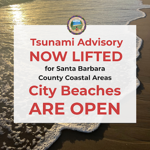 Tsunami Advisory lifted, beaches reopen
