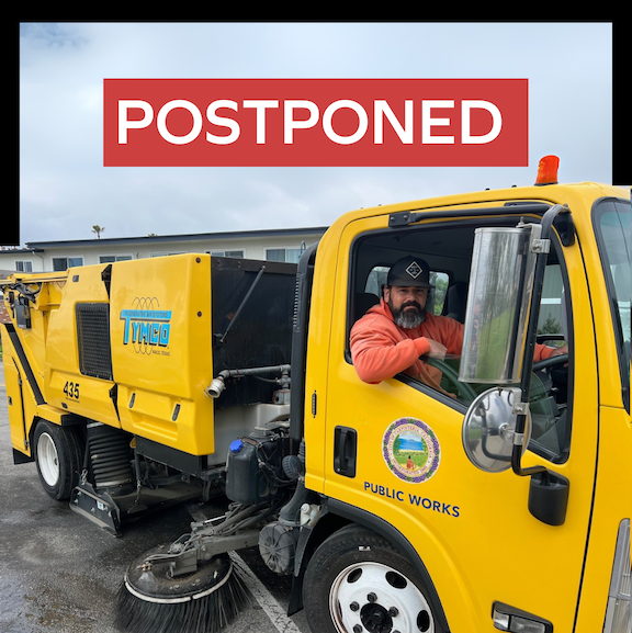 Holiday postpones street sweeping
