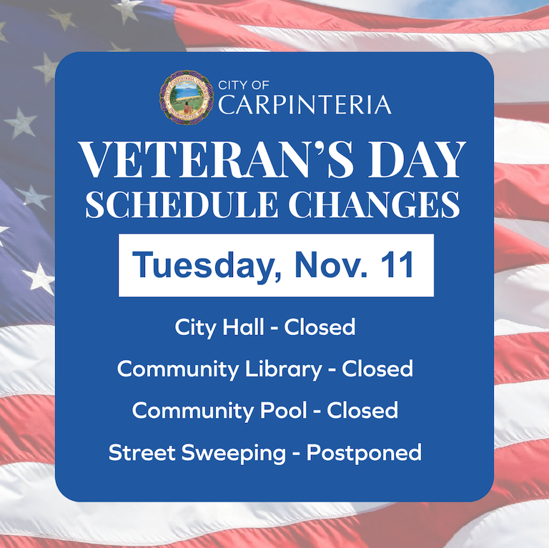 Veteran's Day brings schedule changes