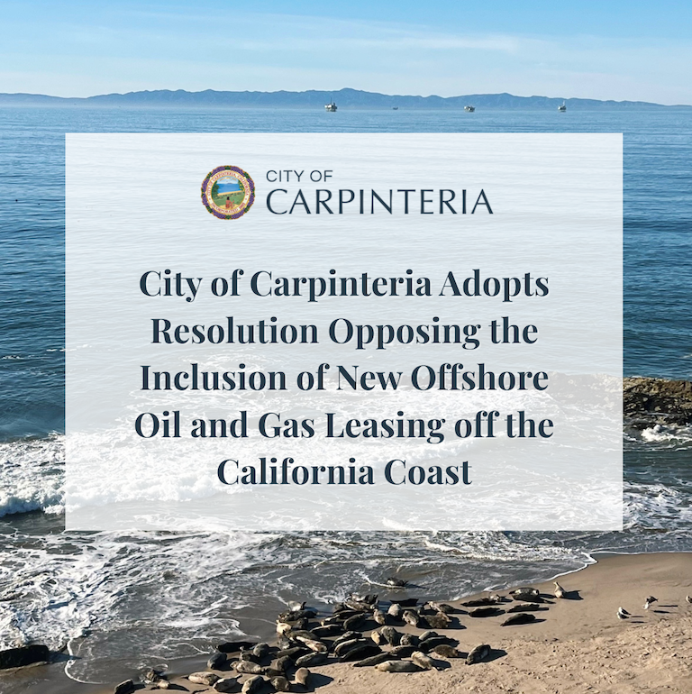 Council authorizes letter opposing new offshore oil and gas leasing
