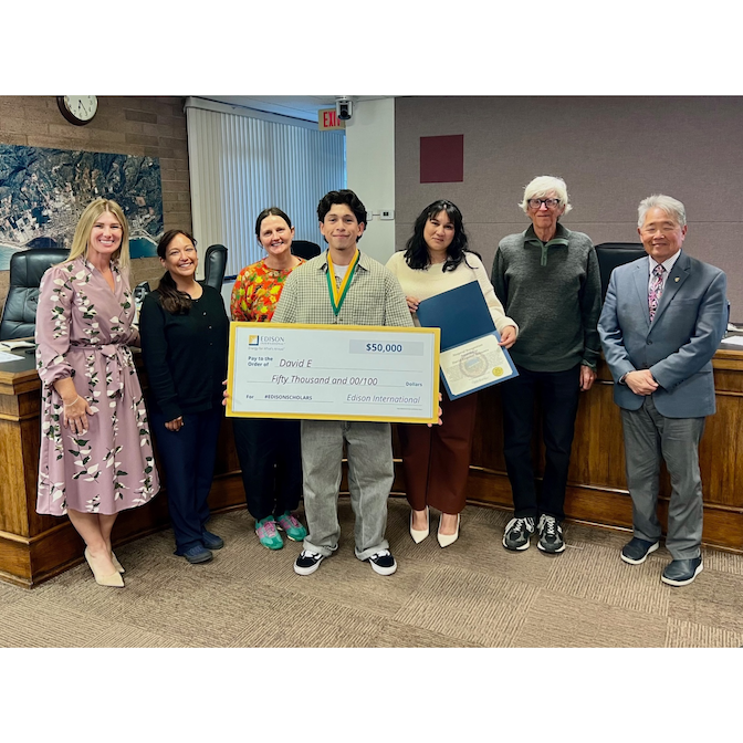 Local Student Named 2026 Edison Scholar